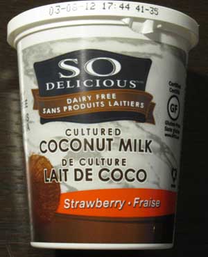 So Delicious cultured coconut milk