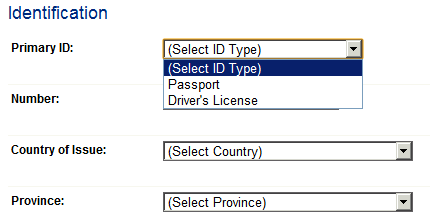 XE Trade: signup step 2