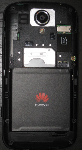 Huawei Ascend G312 back