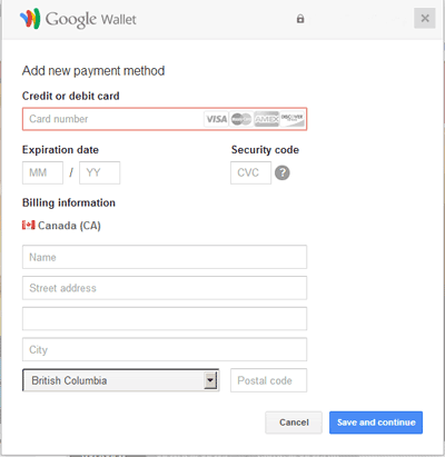 Google Play rental step 2