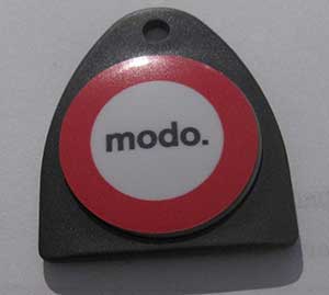 Your key (fob) to all Modo cars